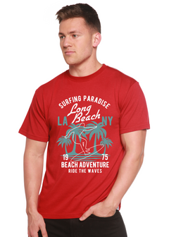 Beach Adventure Men's Bamboo Viscose/Organic Cotton Short Sleeve Graphic T-Shirt