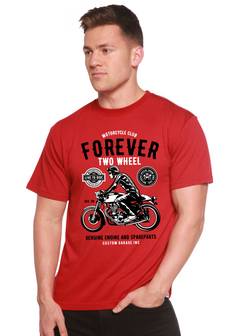 Forever Two Wheel Men's Bamboo Viscose/Organic Cotton Short Sleeve Graphic T-Shirt