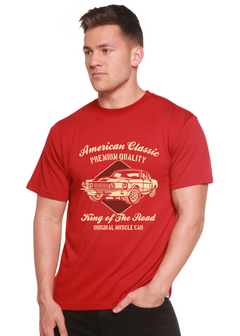 American Classic Men's Bamboo Viscose/Organic Cotton Short Sleeve Graphic T-Shirt
