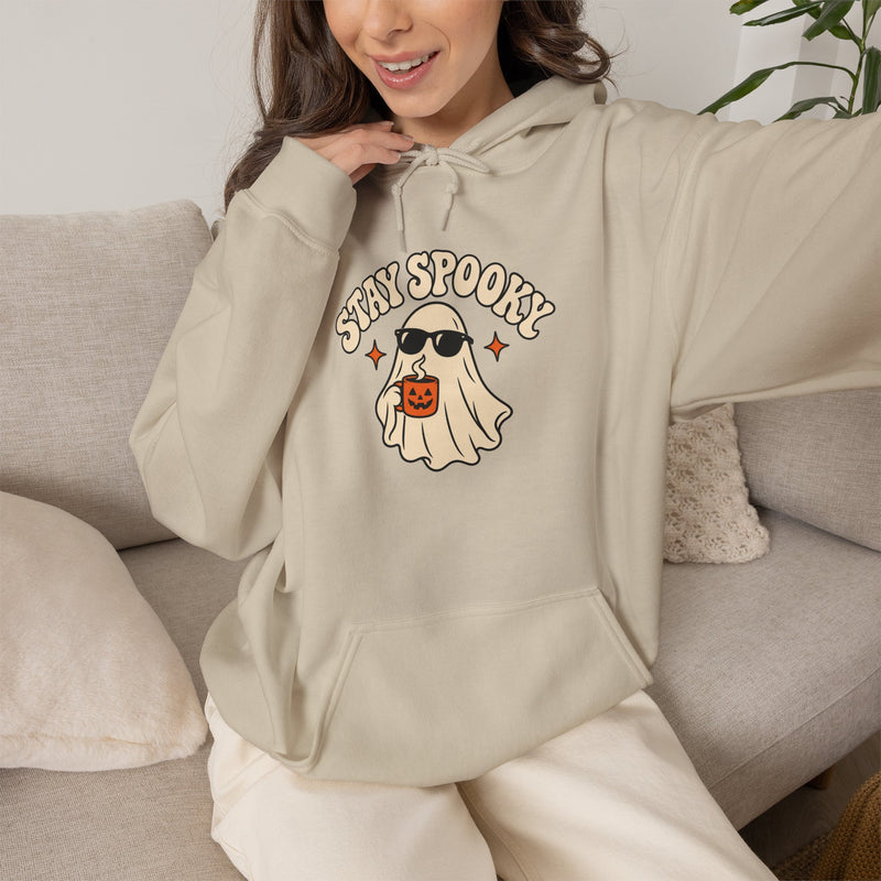 Spooky Season Ghost Graphic Hoodie