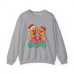 Sweet Christmas Gingerbread Bears Crewneck Sweatshirt