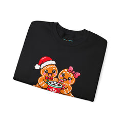 Sweet Christmas Gingerbread Bears Crewneck Sweatshirt