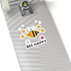 Bee Happy Kiss-Cut Sticker