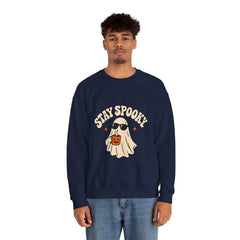 Ahoy Spooky Ghost Halloween Crewneck Sweatshirt