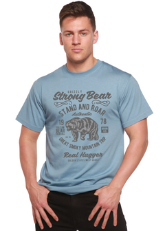 Strong Bear Spun Bamboo® Men's Bamboo Viscose/Organic Cotton Short Sleeve Graphic T-Shirt