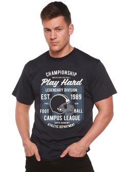 Play Hard Spun Bamboo® Men's Bamboo Viscose/Organic Cotton Short Sleeve Graphic T-Shirt
