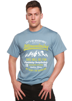 Let's Go Adventure Men's Bamboo Viscose/Organic Cotton Short Sleeve Graphic T-Shirt