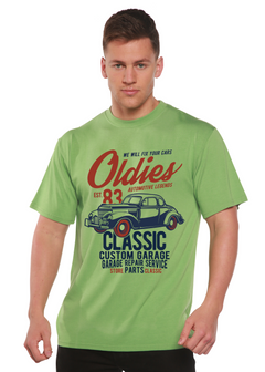 Oldies Spun Bamboo® Men's Bamboo Viscose/Organic Cotton Short Sleeve Graphic T-Shirt