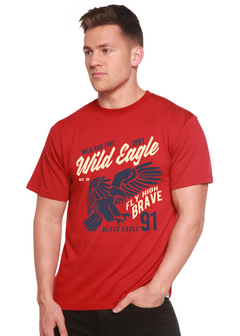 Wild Eagle Spun Bamboo® Men's Bamboo Viscose/Organic Cotton Short Sleeve Graphic T-Shirt