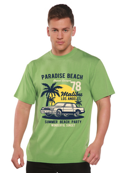 Paradise Beach Spun Bamboo® Men's Bamboo Viscose/Organic Cotton Short Sleeve Graphic T-Shirt