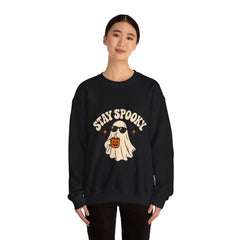 Ahoy Spooky Ghost Halloween Crewneck Sweatshirt