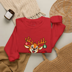 Holiday Vibes Reindeer Christmas Sweatshirt