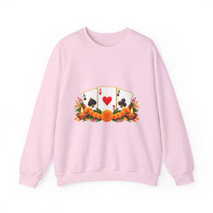 Tihar Themed Lucky Card Game Fruit Crewneck Sweatshirt