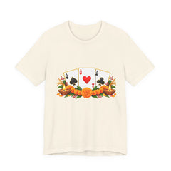 Poker Cards and Tropical Fruit Jersey T-Shirt