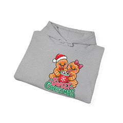 Sweet Christmas Gingerbread Bears Hoodie