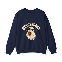 Ahoy Spooky Ghost Halloween Crewneck Sweatshirt