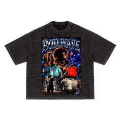 “Rod Wave” Washed Cropped Boxy Tee