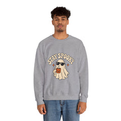 Ahoy Spooky Ghost Halloween Crewneck Sweatshirt
