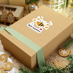 Bee Happy Kiss-Cut Sticker