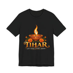 Tihar Festival Diya Celebration Tee