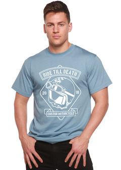 Ride Till Death Spun Bamboo® Men's Bamboo Viscose/Organic Cotton Short Sleeve Graphic T-Shirt