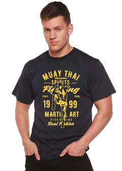 Muay Thai Spun Bamboo® Men's Bamboo Viscose/Organic Cotton Short Sleeve Graphic T-Shirt
