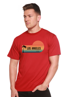 Los Angeles Spun Bamboo Unisex Bamboo Viscose/Organic Cotton Short Sleeve Graphic T-Shirt