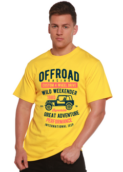 Off Road Racing Spun Bamboo® Men's Bamboo Viscose/Organic Cotton Short Sleeve Graphic T-Shirt