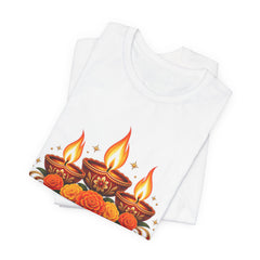 Shubh Diwali Floral Diyas T-Shirt