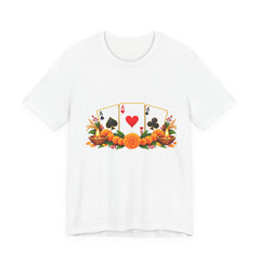 Poker Cards and Tropical Fruit Jersey T-Shirt