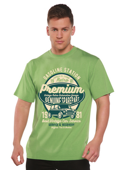 Premium Garage Spun Bamboo® Men's Bamboo Viscose/Organic Cotton Short Sleeve Graphic T-Shirt