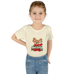 Holiday Vibes Reindeer Baby Bodysuit
