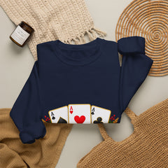 Tihar Themed Lucky Card Game Fruit Crewneck Sweatshirt