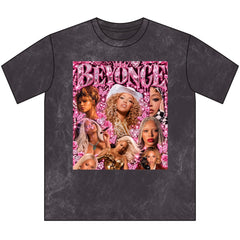 “Beyoncé” Pink Vintage Crewneck Tee