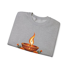 Tihar Festival Diya Crewneck Sweatshirt