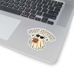 Stay Spooky Ghost Halloween Kiss-Cut Sticker