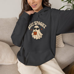 Spooky Season Ghost Graphic Hoodie