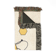 Bee Happy Woven Blanket