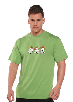 Cowboy Ghosts Unisex Bamboo Viscose/Organic Cotton Short Sleeve Graphic T-Shirt