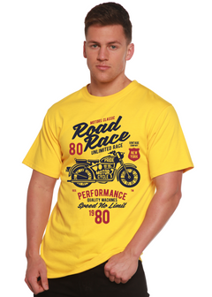 Road Race Motorcycles Spun Bamboo® Men's Bamboo Viscose/Organic Cotton Short Sleeve Graphic T-Shirt