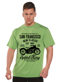 San Fransisco Spun Bamboo® Men's Bamboo Viscose/Organic Cotton Short Sleeve Graphic T-Shirt
