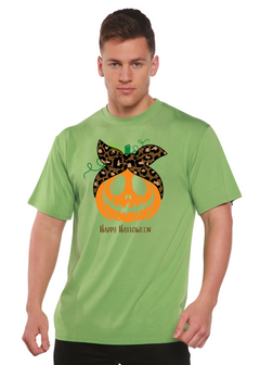 Happy Halloween Men's Bamboo Viscose/Organic Cotton Short Sleeve Graphic T-Shirt