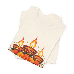 Shubh Diwali Floral Diyas T-Shirt