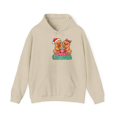 Sweet Christmas Gingerbread Bears Hoodie