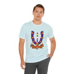 Bhāṭiko Nepali Cultural Garland T-Shirt