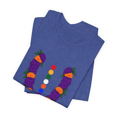 Bhāṭiko Nepali Cultural Garland T-Shirt