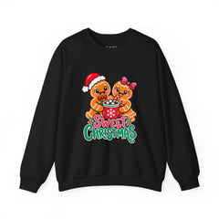 Sweet Christmas Gingerbread Bears Crewneck Sweatshirt