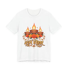 Shubh Diwali Floral Diyas T-Shirt