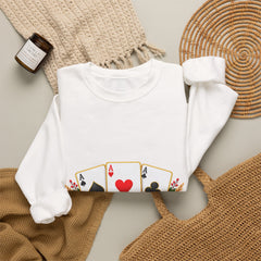 Tihar Themed Lucky Card Game Fruit Crewneck Sweatshirt