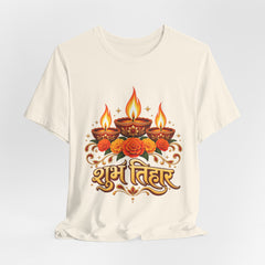 Shubh Diwali Floral Diyas T-Shirt